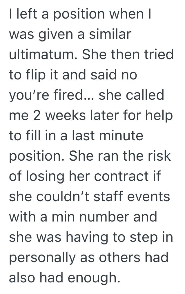 Screenshot 2025 06 26 at 6.38.27 PM Manager Gives Employee An Ultimatum To Do As Told Or Quit, So The Employee Chooses The Latter