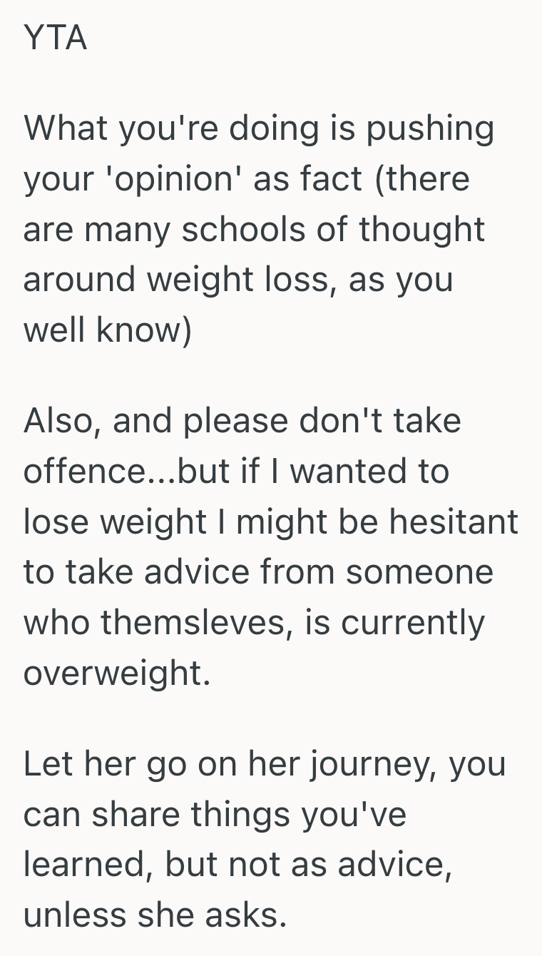Screenshot 2025 06 27 at 1.22.01 PM She Was Concerned About Her Sisters Weight Loss Methods, But When She Shared Her Advice, Her Sister Accused Her Of Being Too Controlling
