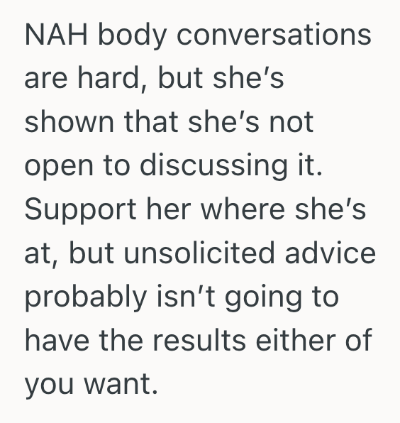 Screenshot 2025 06 27 at 1.23.24 PM She Was Concerned About Her Sisters Weight Loss Methods, But When She Shared Her Advice, Her Sister Accused Her Of Being Too Controlling