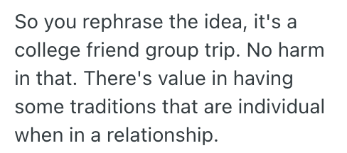 Screenshot 2025 06 27 at 2.46.41 PM Man Stood By A Longtime Tradition Where He And His Friends Would Go To An Annual Boys Only Trip, But His Husband Wants To Come Since Hes Also One Of The Guys