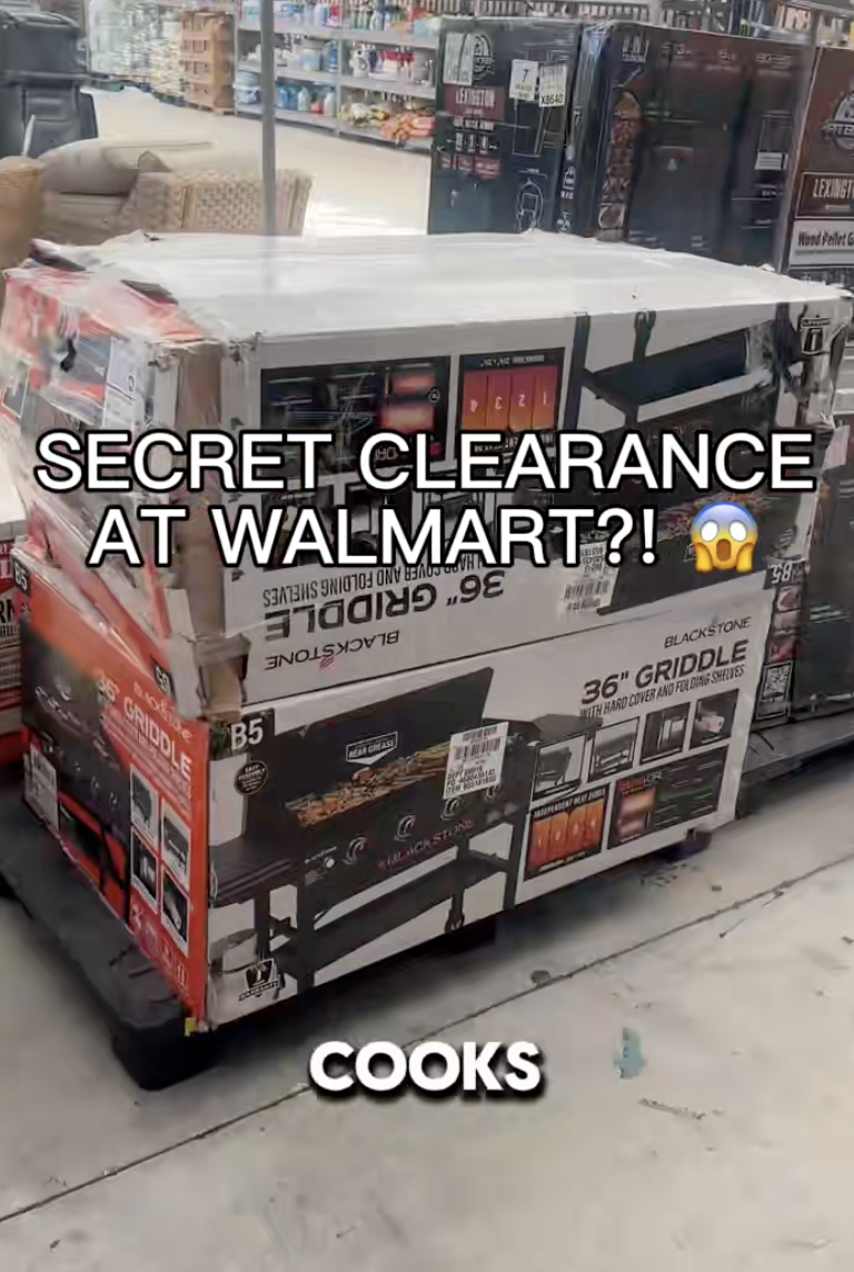 grill in a walmart store