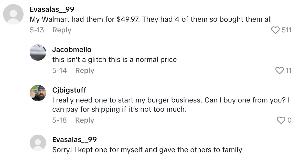 Screenshot 2025 06 28 at 1.26.31 PM A Walmart Shopper Found A Blackstone Grill On Sale For A Very Low Price