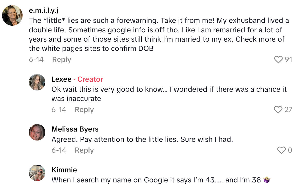 Screenshot 2025 06 28 at 12.12.15 PM A TikTokker Thought About Canceling A Hinge Date After She Found Out The Guy Might Have Lied About His Age