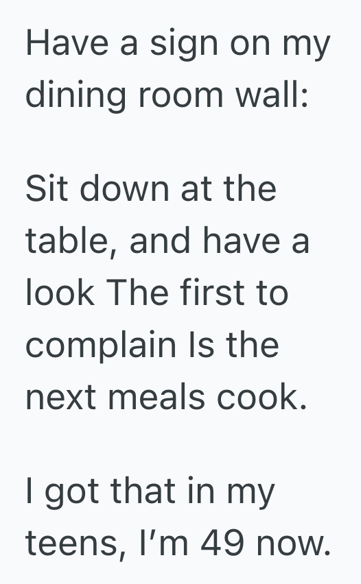 Screenshot 2025 06 29 at 1.00.18 PM Her Father In Law Complained About What Was For Dinner, So His Daughter In Law Who Grew Up Poor Shared A Rule That Put Him To Work Cooking His Own Meal