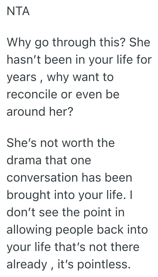 Screenshot 2025 06 29 at 1.46.52 PM Mom Remarries And Loses Contact With Her Teenage Child, So Years Later When The Mom Wants To Reconnect, Theyre Not Interested