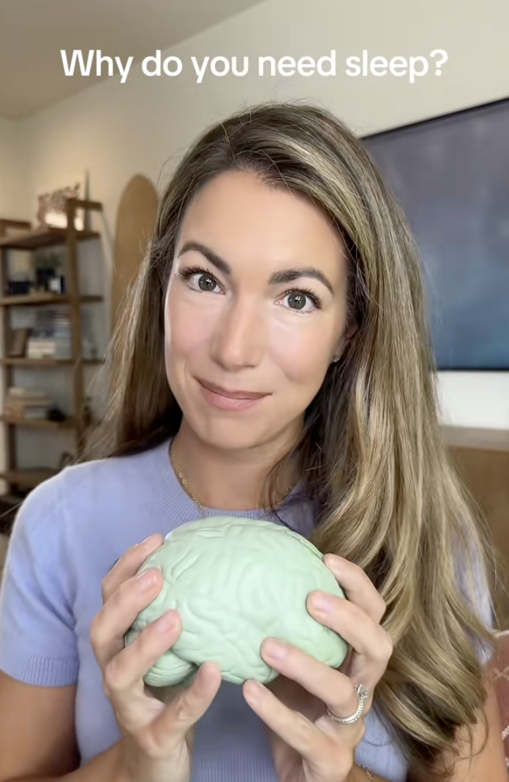 doctor talking about sleep