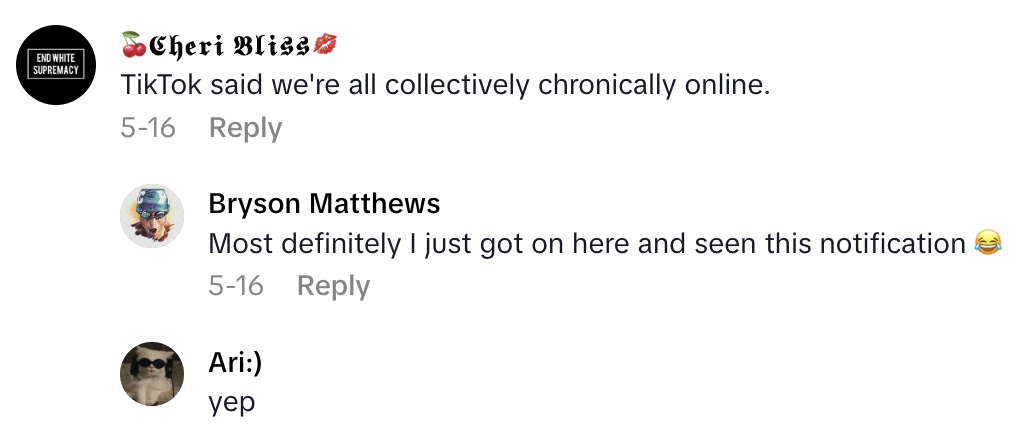 Screenshot 2025 06 29 at 11.02.54 AM TikTok Announced Theyll Interrupt The Feeds Of Users Under 18 With Meditation Exercises After 10 P.M.