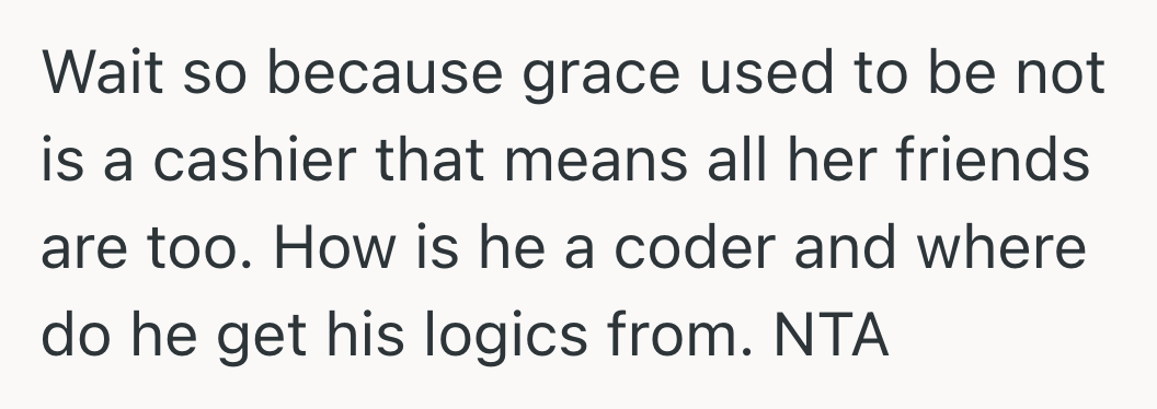 Screenshot 2025 06 30 at 3.54.27 AM He Only Talked About Himself And Assumed She Was A Cashier, So She Didnt Tell Him She Was A Software Engineer And In The Same League