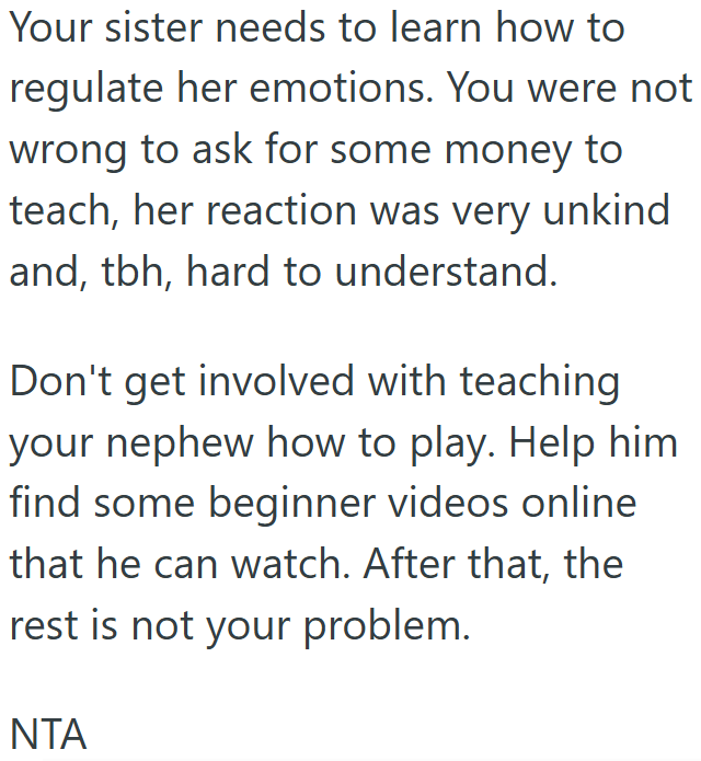 Screenshot 6 b1830a Mans Nephew Wants Him To Teach Him How To Play The Guitar, But He Refused To Do It For Free And His Sister Flipped
