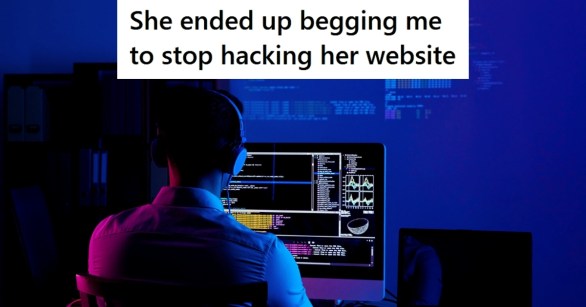 Man programming on computer