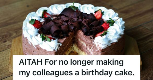 Strawberry chocolate cake with a slice missing