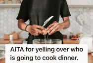 He’s Been The Main Cook For His Family For Years, And Is Furious His Sister Is Now Bringing Her Own Meals