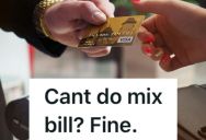 She Wanted To Pay Part Of Her Grocery Bill With Cash And The Rest With A Credit Card, But The Cashier Claimed That Wasn’t Possible