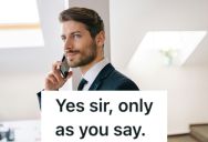 His Boss Said They Couldn’t Test Products Without Him, But He Was Unavailable So He Filed A Complaint Against Him