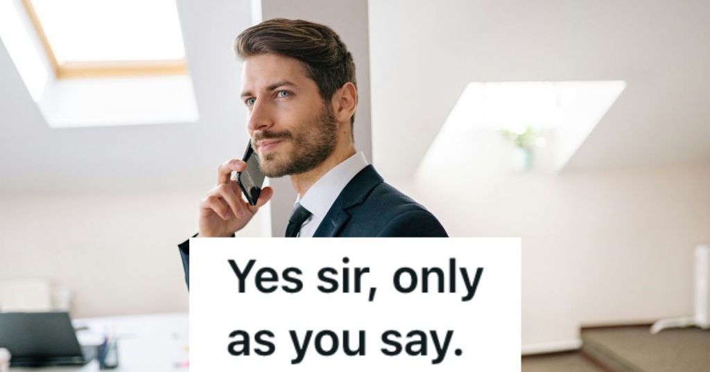 Man in suit on phone