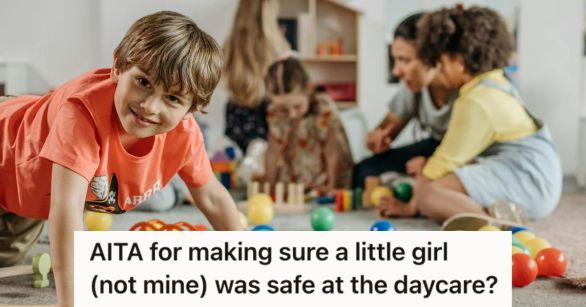 Little kids playing in daycare