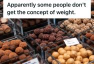 Employee Tried To Explain The Best Way To Arrange Candy In A Gift Box, But The Customer Didn’t Understand