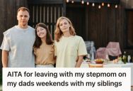 Teenage Girl Wanted To Avoid Her Toxic Relationship With Her Siblings, So She Decided To Spend Time With Her Stepmom Alone
