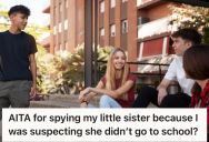 Man Followed His Sister When She Was Supposed To Go To School, And He Discovered A Secret She Was Hiding From Everyone