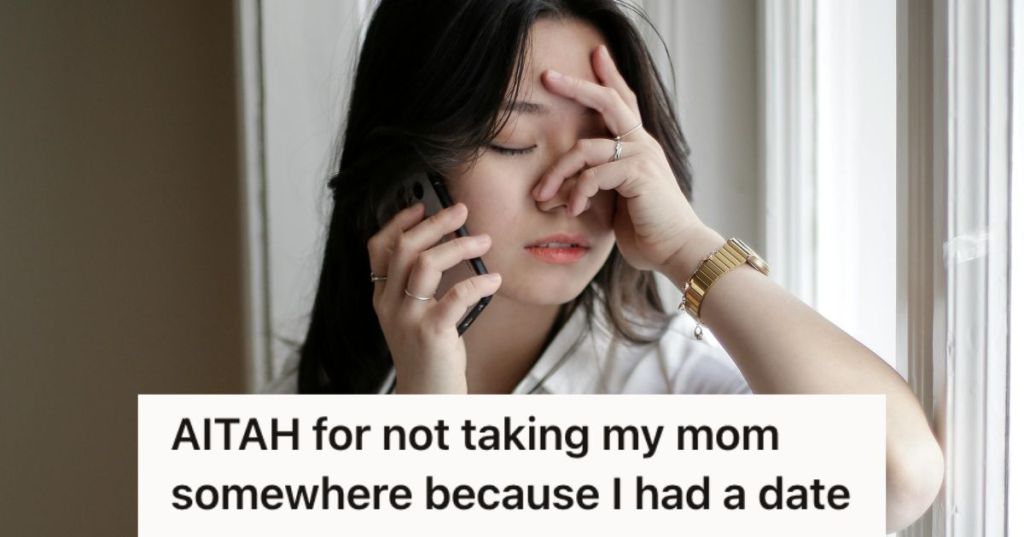 A worrie woman holding up her hand on her face while on the phone