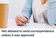 Her Boss Ordered Her Not To Send Letters Without His Approval, So This Woman Flooded Him With Long And Detailed Thank-You Notes