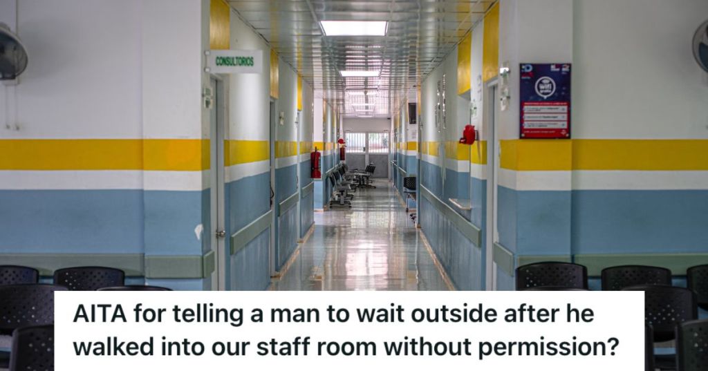 An empty hallway in the hospital