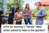 Man Was Invited To A Family BBQ, But He Immediately Left After Learning That He Had To Do Some Chores First