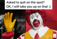 Horrible Manager Demanded That An Employee Work Unpaid After Clocking Out, So Later That Night They Quit And Never Looked Back