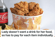 Rude Customer Refuses To Let Fast Food Employee Ring Up Her Order As A Combo, So She Ends Up Overpaying By Buying Each Item Separately