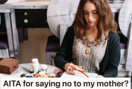 Her Mother Wants Her To Give One Of Her Drawings To A Relative For Their Birthday, But She Doesn’t Want To Give Her Artwork To Anyone
