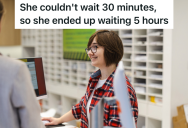 Print Center Employee Explains To A Customer That There Are Other Orders Ahead Of Hers, But Instead Of Understanding, She Stormed Out