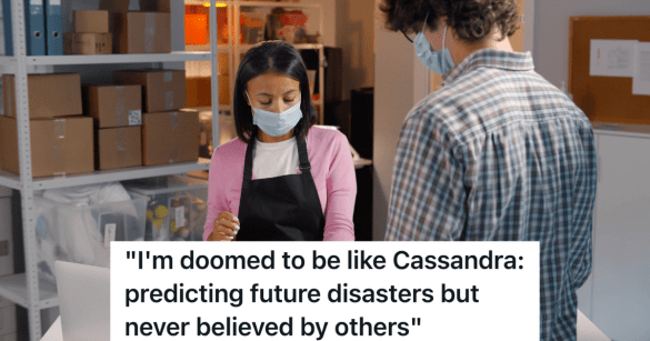 customer trying to pick up an online order