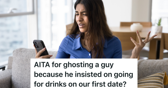 frustrated woman looking at her phone