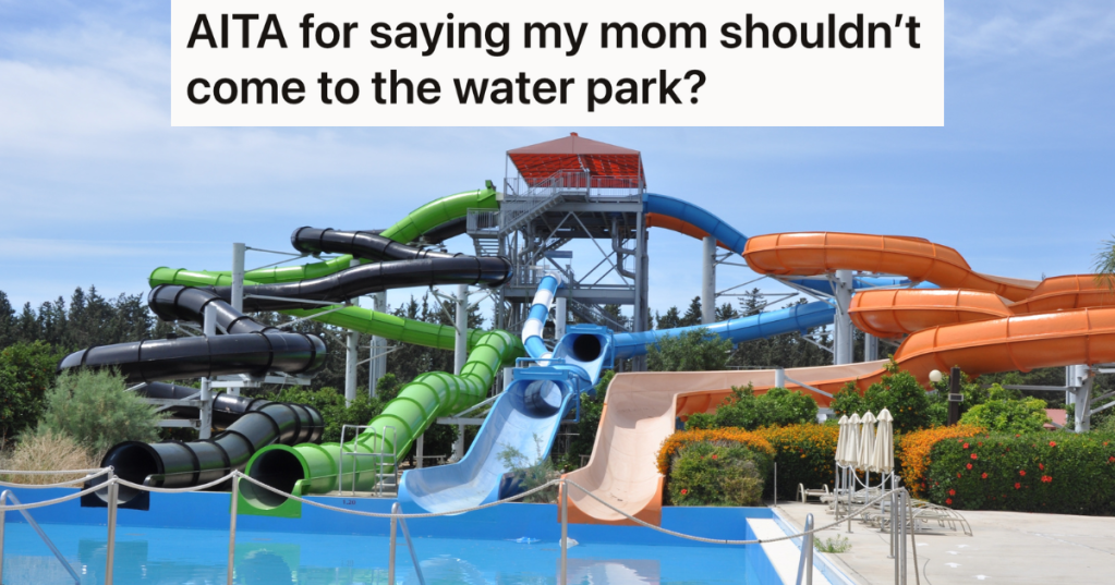 water park with big water slides
