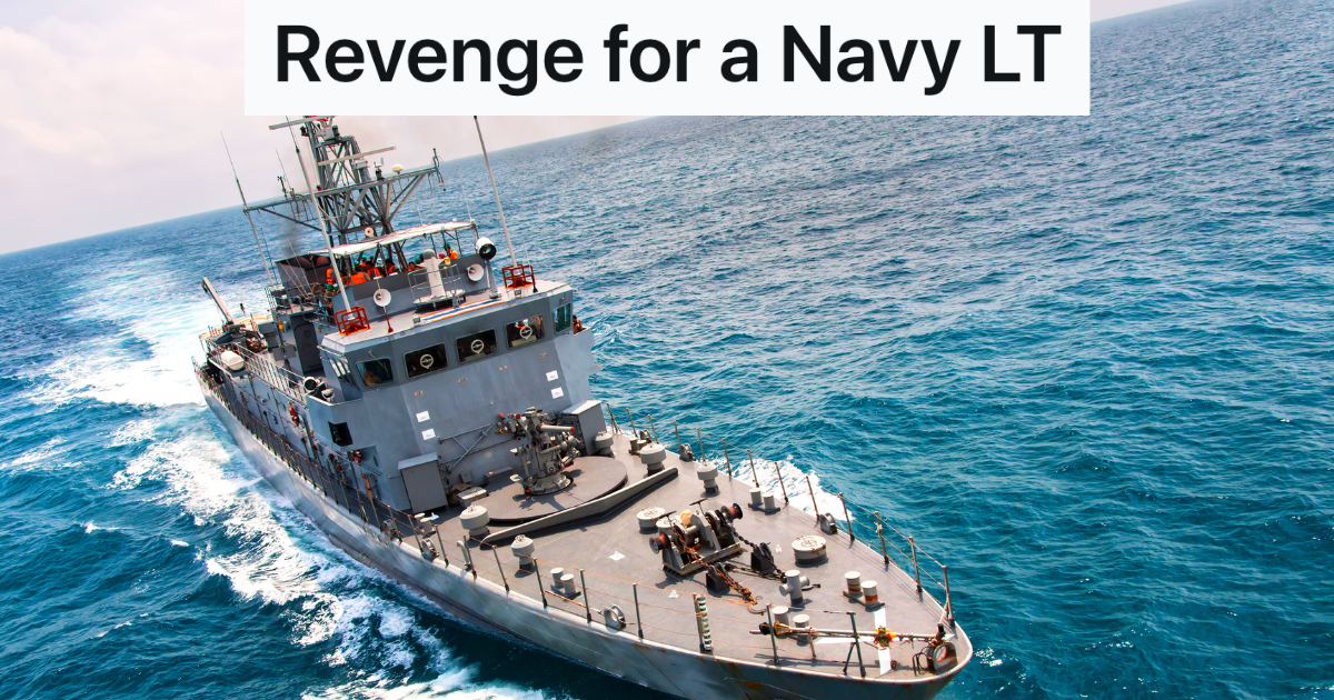 military Navy ship in the ocean