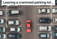 Person Leaving A Crowded Parking Lot Knows A Driver Wants His Spot, But He Decides To Make Sure Someone Else Gets It Instead