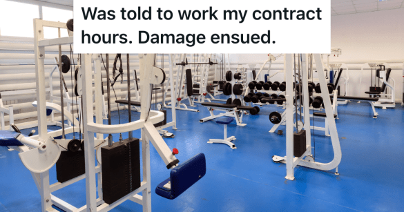 interior of a weight room