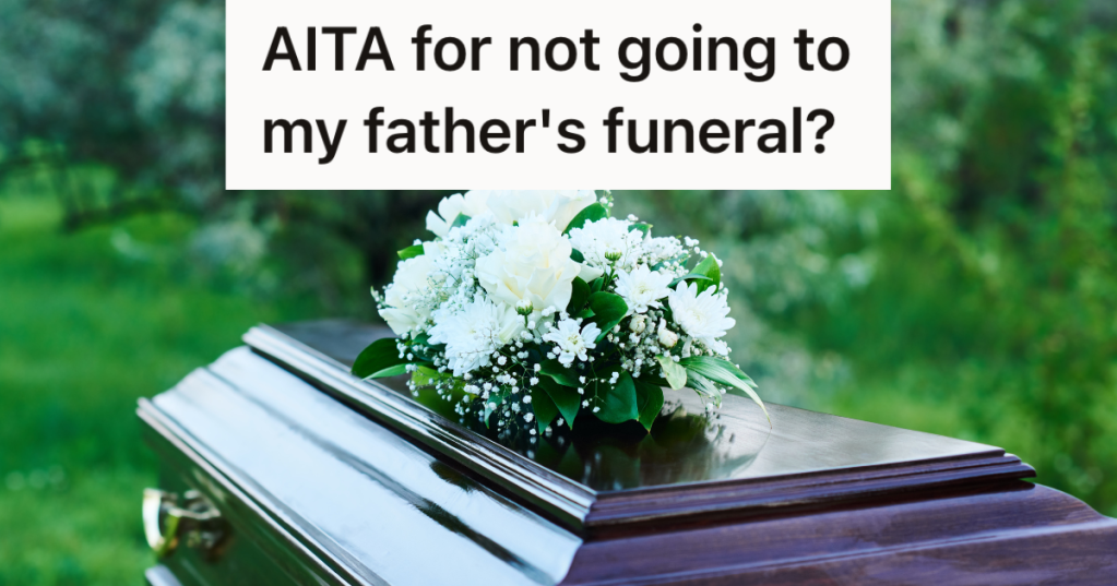 white flowers on top of a coffin