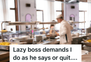 Manager Gives Employee An Ultimatum To Do As Told Or Quit, So The Employee Chooses The Latter