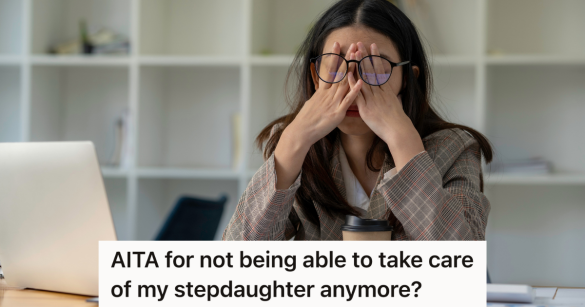 stressed out business woman with her hands over her face