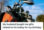 She Told Her Husband To Give Her Something Special For Her Birthday, So She Was Disappointed When He Bought Her Golf Gear