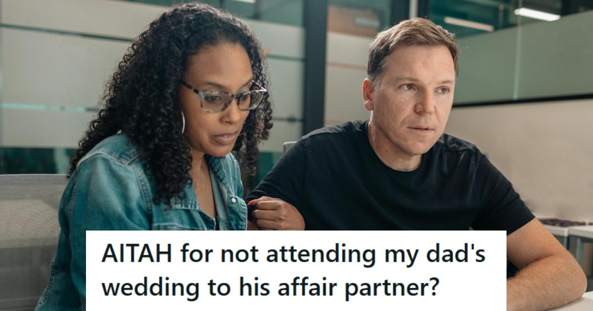 Man and woman looking concerned after family meeting