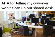 Woman’s Rude Coworker Left Breadcrumbs All Over Their Desk, But Then Told Her It’s Her Job To Clean It Despite Her Having Celiac Disease