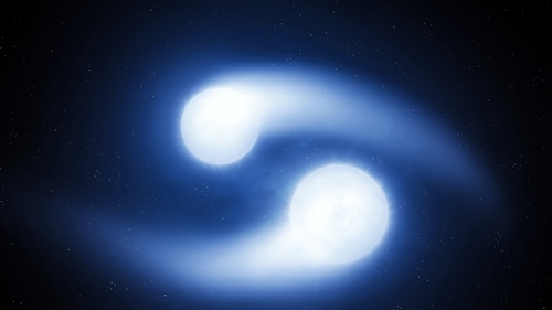 Binary star system motion