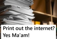 His Overbearing Boss Demanded He Print Out An Entire Website, But Didn’t Realize He Was Going To Deliver Two 6 Feet High Stacks Of Paper