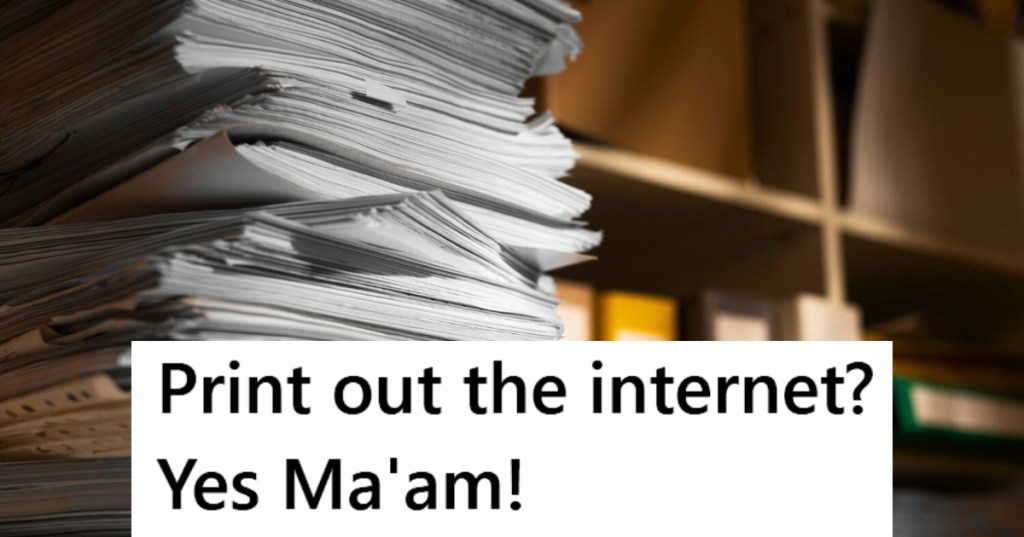 Pile of paper in office