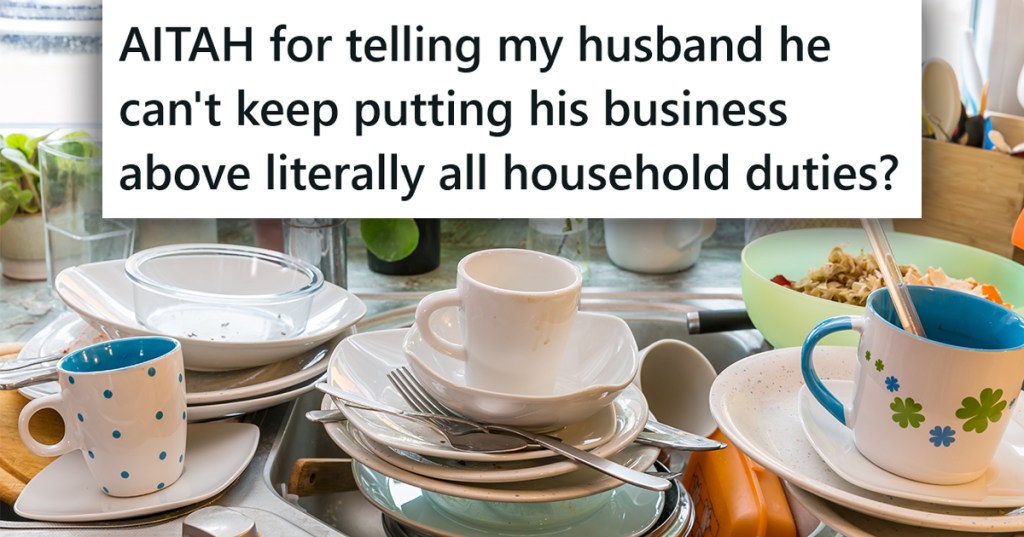 dirty dishes on the table