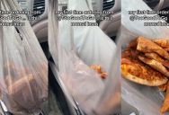 Customer Ordered Pizza From The ‘Too Good To Go’ App, But They Got An Unwelcome Surprise When They Opened The Bag
