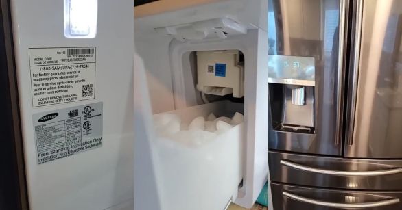 A Samsung fridge