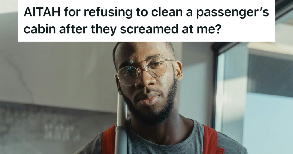 janitor standing in the sunlight